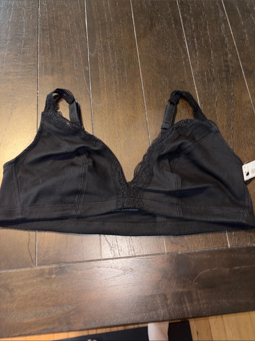 torrid Black Lace-Trim Wireless Bralette
